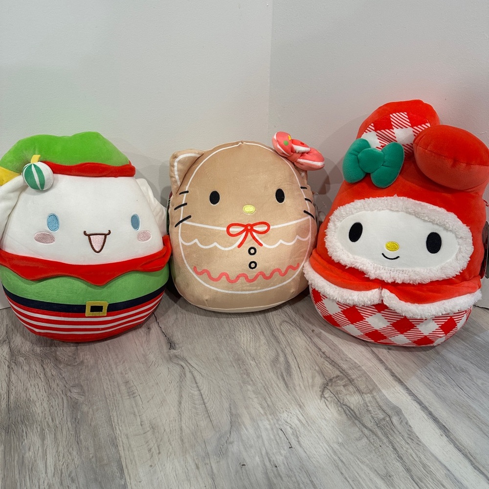 Sanrio Squishmallows Holiday Trio